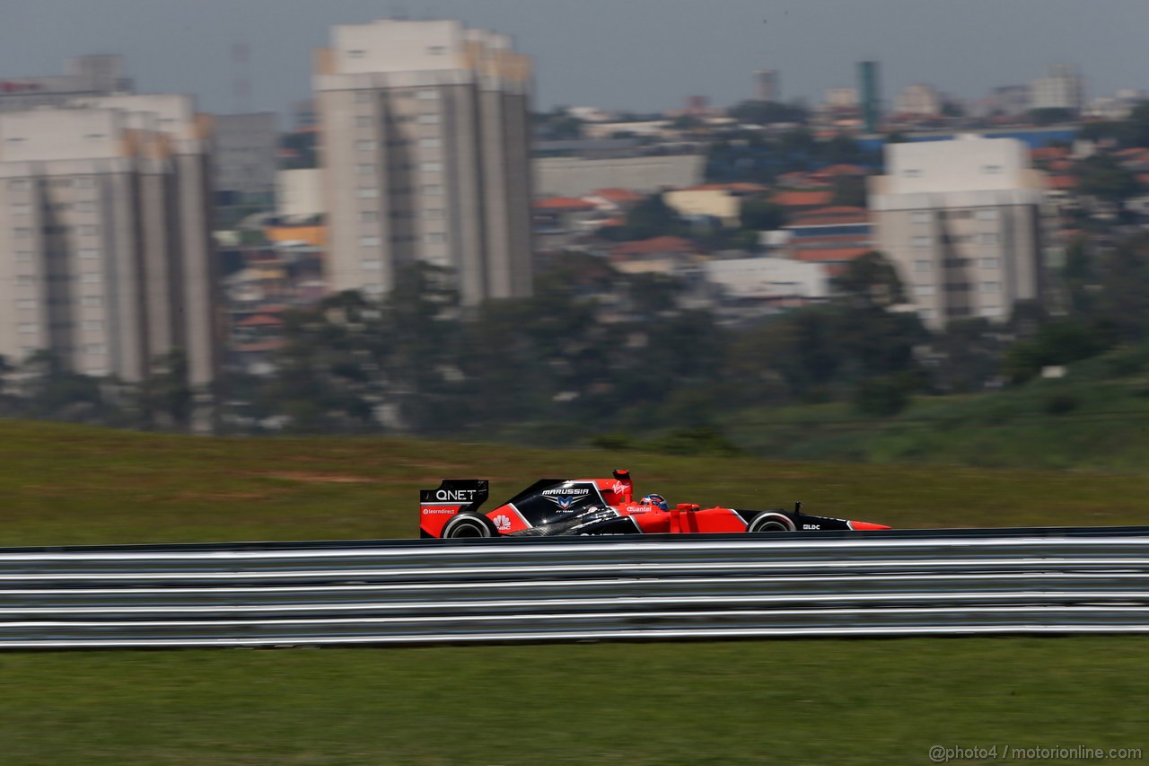 GP BRASILE, 23.11.2012- Prove Libere 2, Timo Glock (GER) Marussia F1 Team MR01 