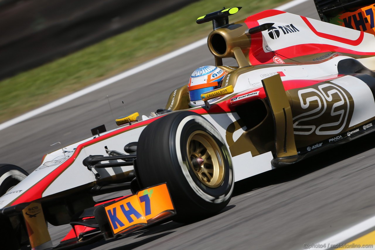 GP BRASILE, 23.11.2012- Prove Libere 2, Narain Karthikeyan (IND) HRT Formula 1 Team F112 