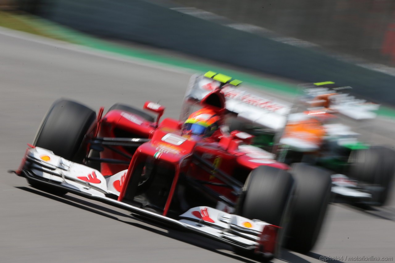 GP BRASILE, 23.11.2012- Prove Libere 2, Felipe Massa (BRA) Ferrari F2012 