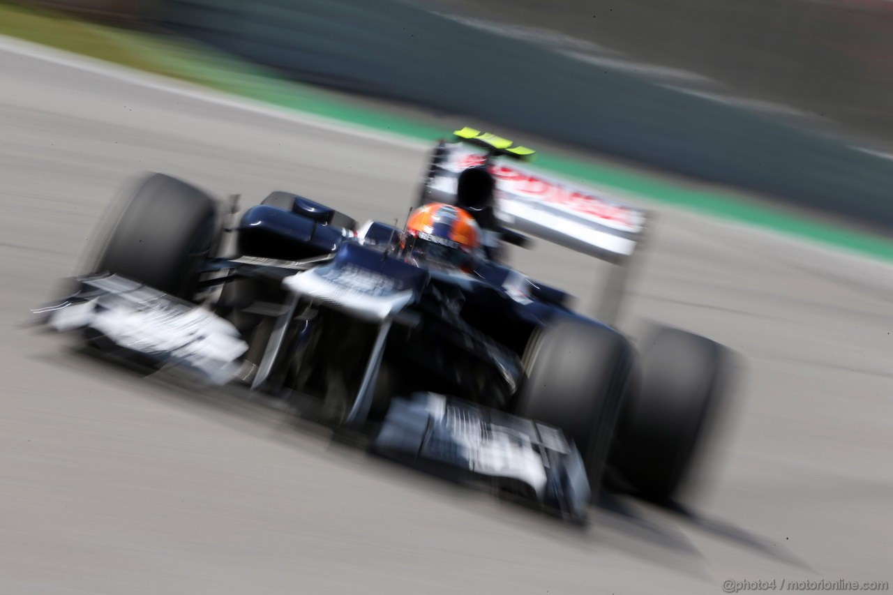 GP BRASILE, 23.11.2012- Prove Libere 2, Pastor Maldonado (VEN) Williams F1 Team FW34 