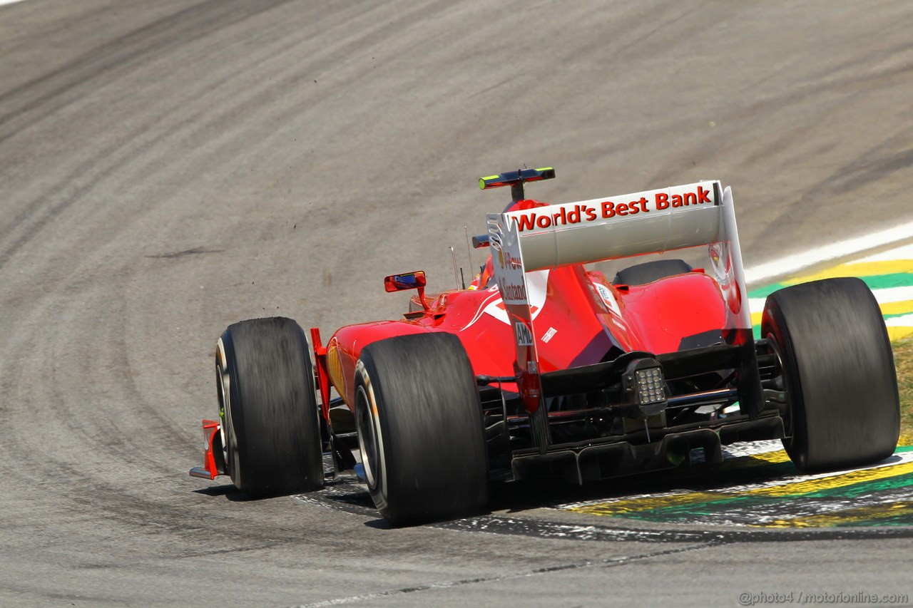 GP BRASILE, 23.11.2012- Prove Libere 2, Felipe Massa (BRA) Ferrari F2012 