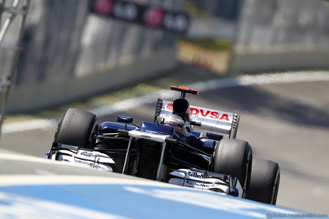 GP BRASILE, 23.11.2012- Prove Libere 2, Pastor Maldonado (VEN) Williams F1 Team FW34 