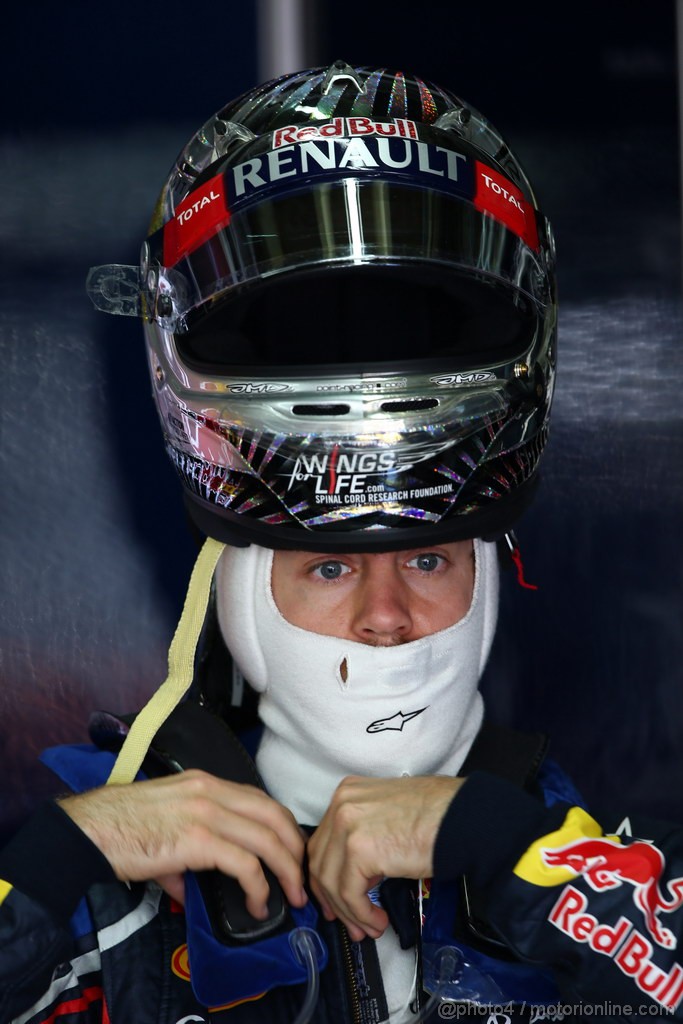 GP BRASILE, 23.11.2012- Prove Libere 2, Sebastian Vettel (GER) Red Bull Racing RB8 
