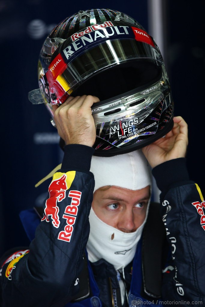 GP BRASILE, 23.11.2012- Prove Libere 2, Sebastian Vettel (GER) Red Bull Racing RB8 