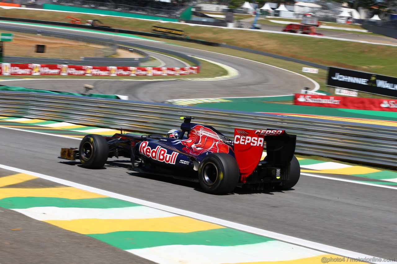 GP BRASILE, 23.11.2012- Prove Libere 2, Jean-Eric Vergne (FRA) Scuderia Toro Rosso STR7 
