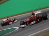 GP BRASILE, 23.11.2012- Free Practice 2, Fernando Alonso (ESP) Ferrari F2012 anf Felipe Massa (BRA) Ferrari F2012 