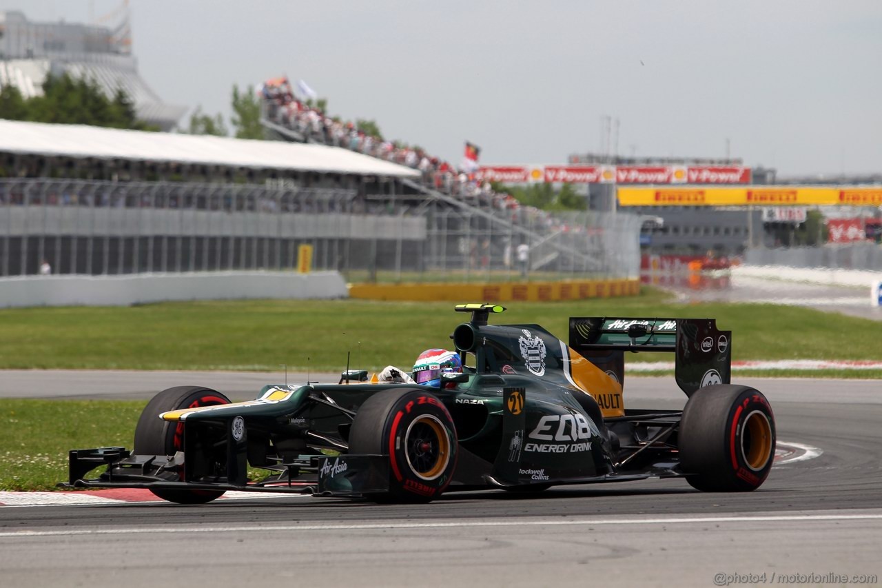 GP CANADA, 10.06.2012- Gara, Vitaly Petrov (RUS) Caterham F1 Team CT01 