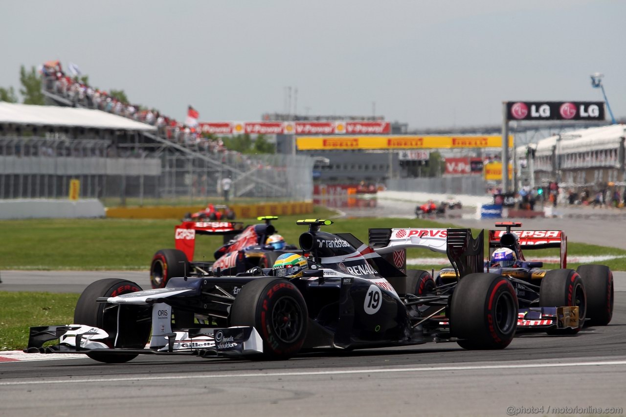 GP CANADA, 10.06.2012- Gara, Bruno Senna (BRA) Williams F1 Team FW34 