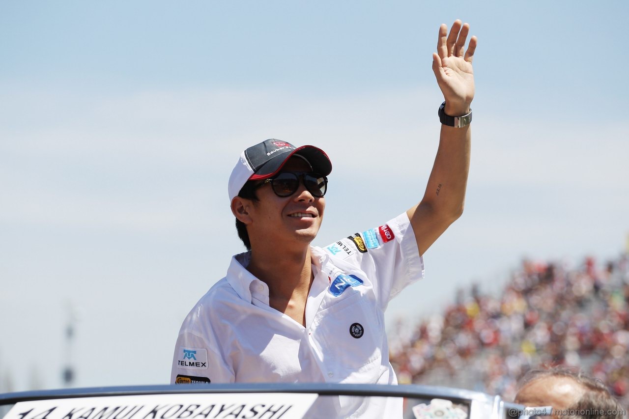 GP CANADA, 10.06.2012- Kamui Kobayashi (JAP) Sauber F1 Team C31 