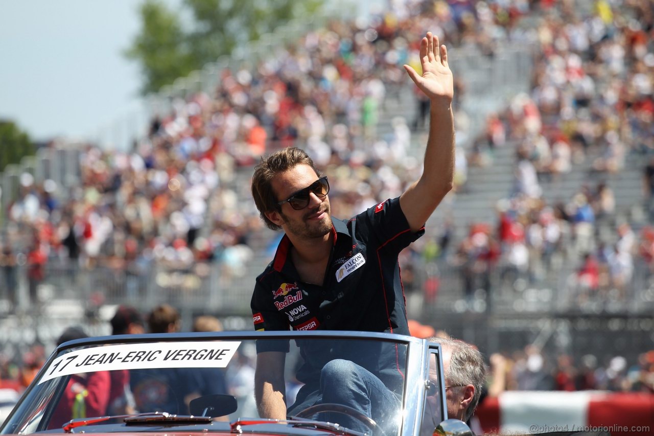 GP CANADA, 10.06.2012- Jean-Eric Vergne (FRA) Scuderia Toro Rosso STR7 