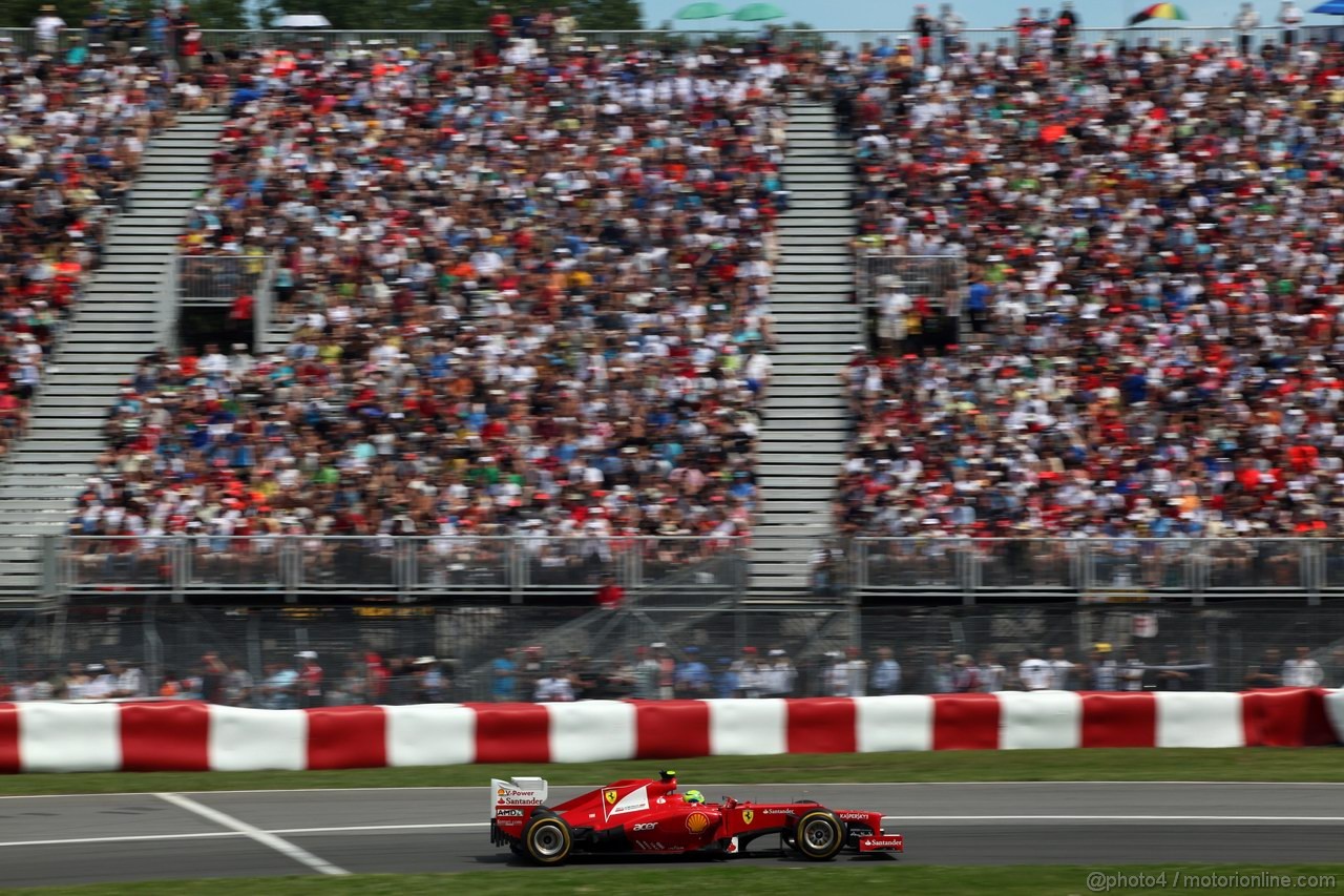 GP CANADA, 10.06.2012- Gara, Felipe Massa (BRA) Ferrari F2012 