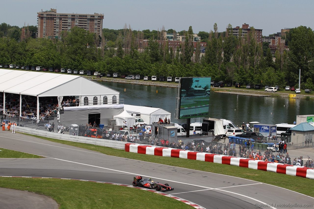 GP CANADA, 10.06.2012- Gara, Lewis Hamilton (GBR) McLaren Mercedes MP4-27 