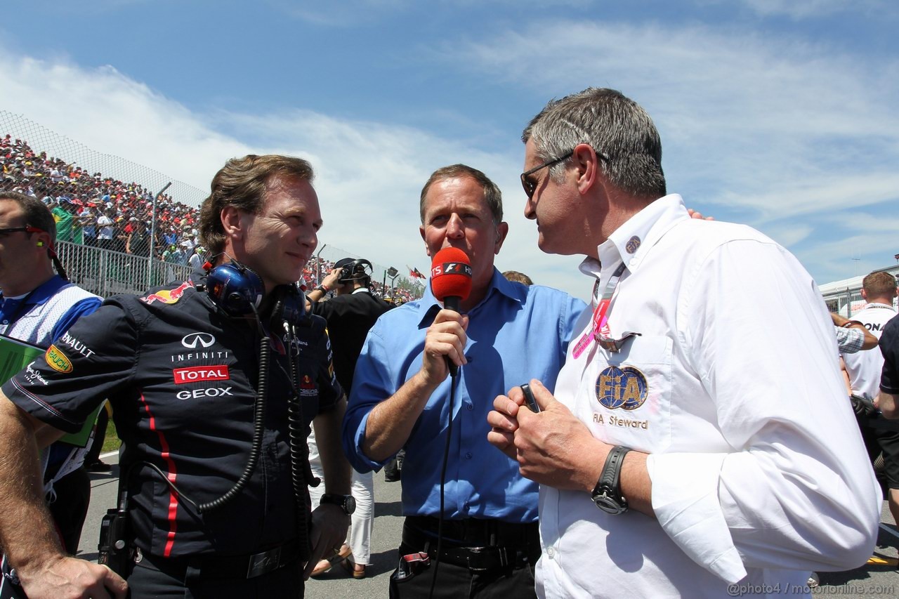 GP CANADA, 10.06.2012- Gara, Christian Horner (GBR), Red Bull Racing, Sporting Director 