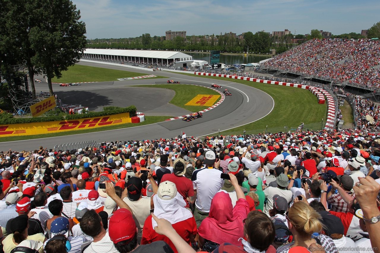 GP CANADA, 10.06.2012- Gara, Sebastian Vettel (GER) Red Bull Racing RB8 