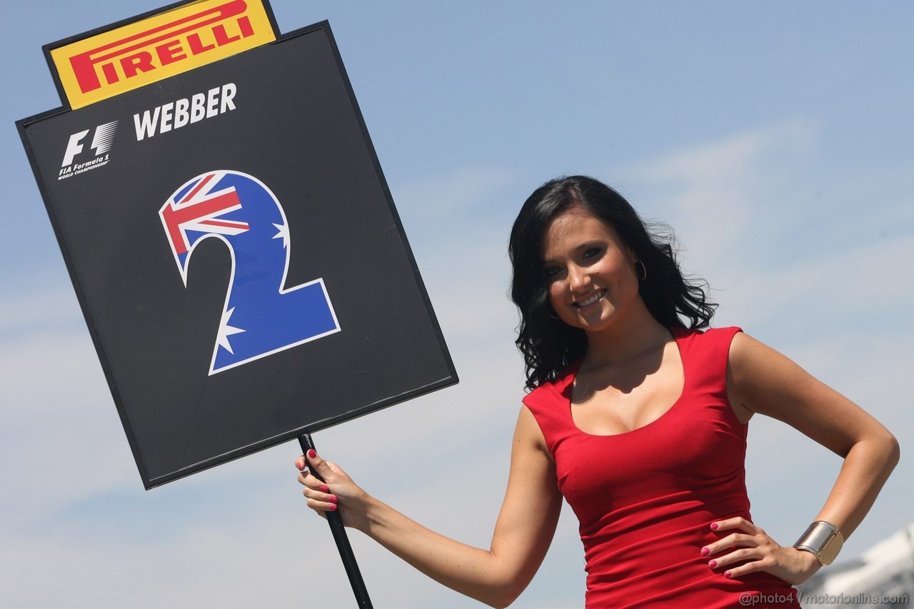 GP CANADA, 10.06.2012- Gara, grid girl, pitbabes