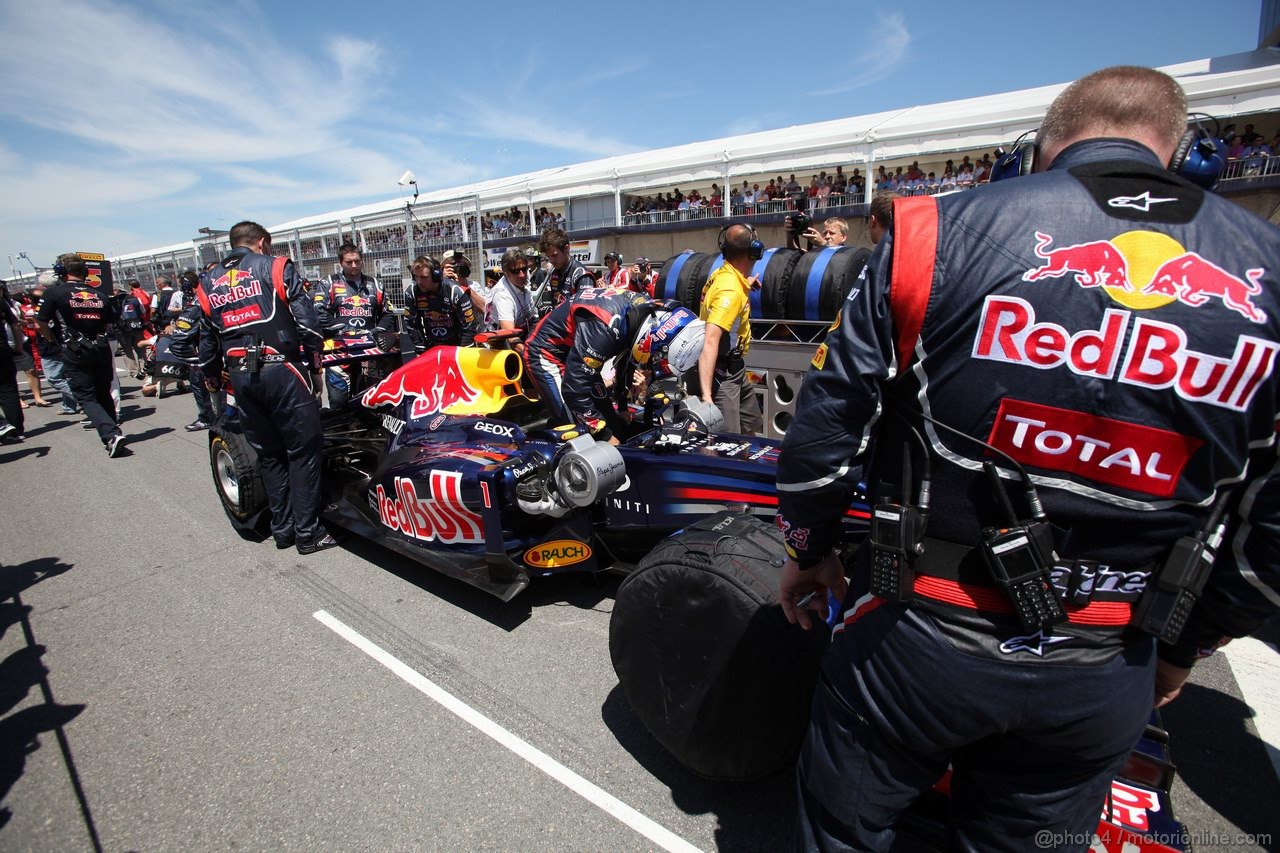 GP CANADA, 10.06.2012- Gara, Sebastian Vettel (GER) Red Bull Racing RB8 