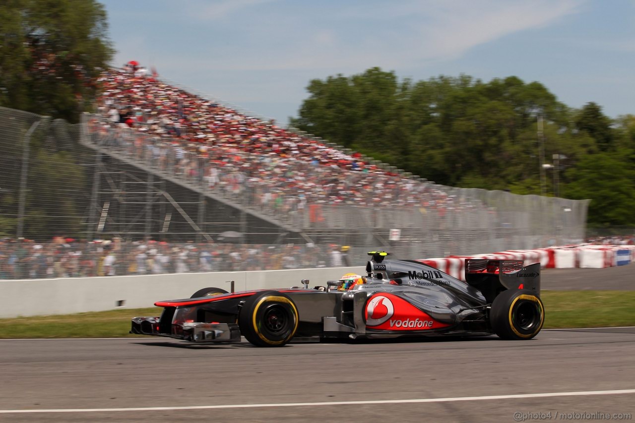 GP CANADA, 10.06.2012- Gara, Lewis Hamilton (GBR) McLaren Mercedes MP4-27