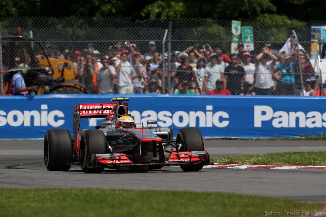 GP CANADA, 10.06.2012- Gara, Lewis Hamilton (GBR) McLaren Mercedes MP4-27 