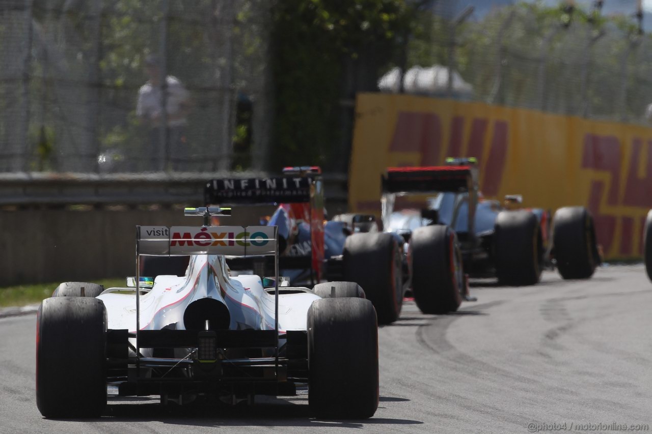 GP CANADA, 10.06.2012- Gara, Sergio Pérez (MEX) Sauber F1 Team C31 