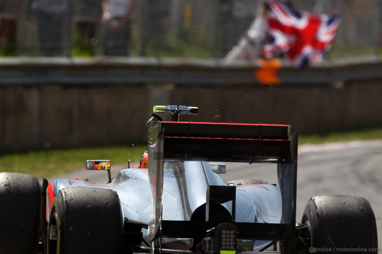 GP CANADA, 10.06.2012- Gara, Lewis Hamilton (GBR) McLaren Mercedes MP4-27 vincitore