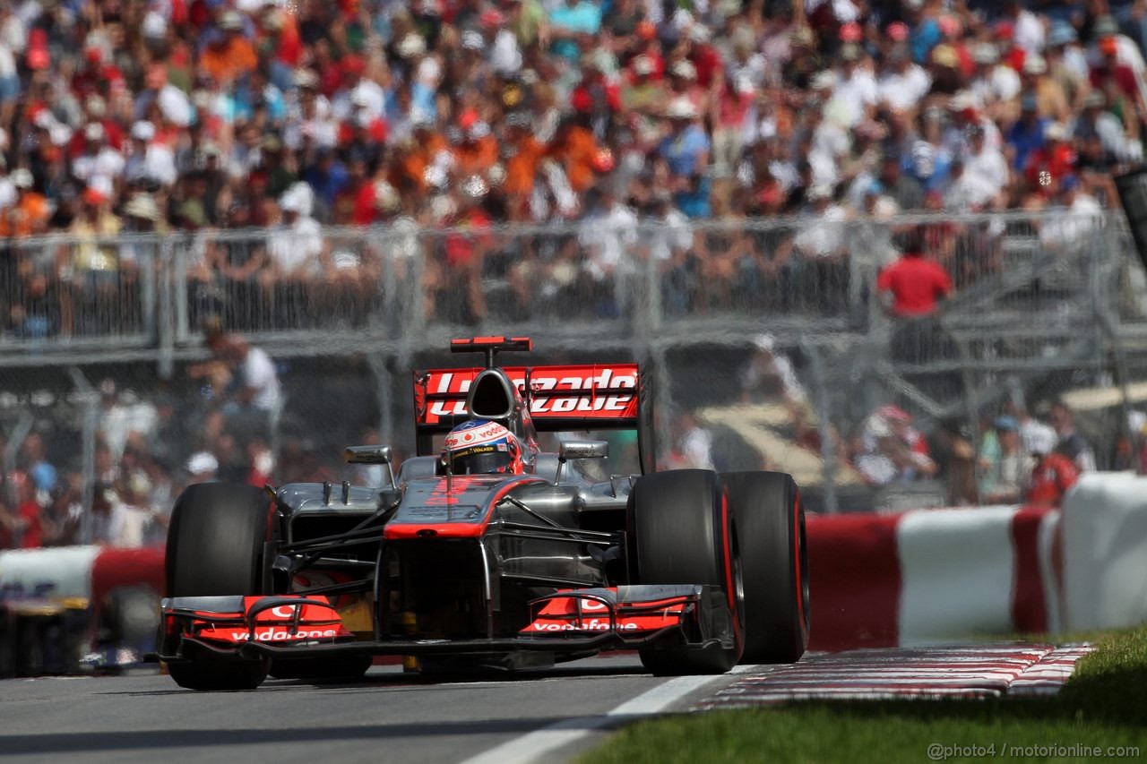 GP CANADA, 10.06.2012- Gara, Jenson Button (GBR) McLaren Mercedes MP4-27 