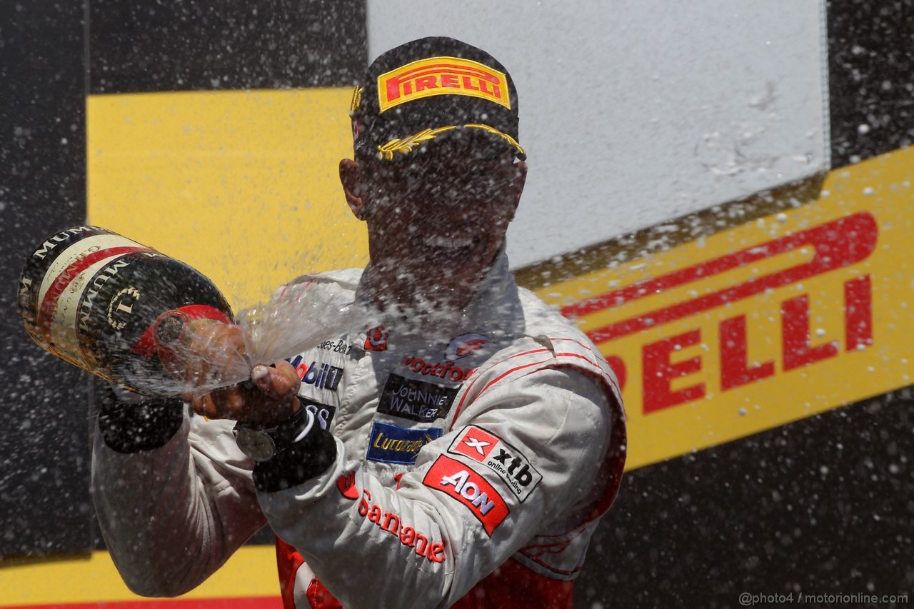 GP CANADA, 10.06.2012- Gara, Lewis Hamilton (GBR) McLaren Mercedes MP4-27 vincitore