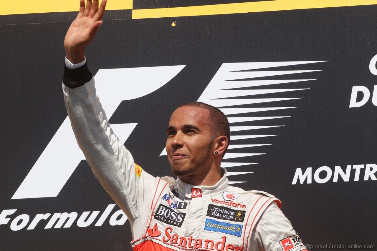 GP CANADA, 10.06.2012- Gara, 1st position Lewis Hamilton (GBR) McLaren Mercedes MP4-27 