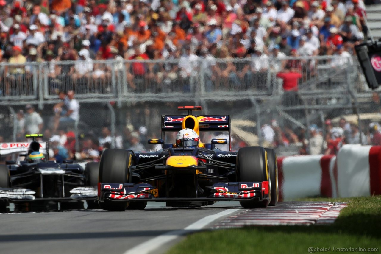 GP CANADA, 10.06.2012- Gara, Sebastian Vettel (GER) Red Bull Racing RB8 