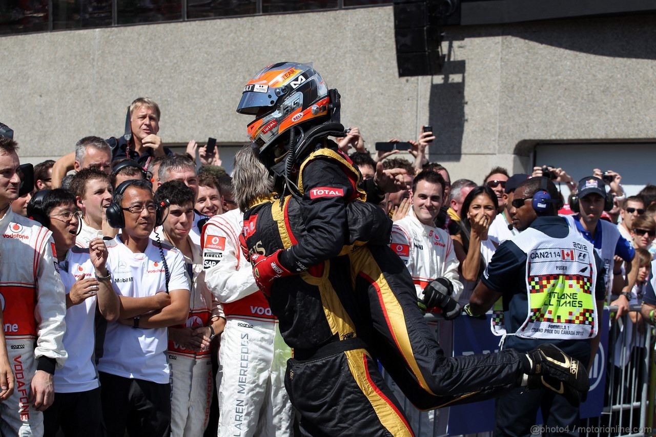 GP CANADA, 10.06.2012- Gara, secondo Romain Grosjean (FRA) Lotus F1 Team E20