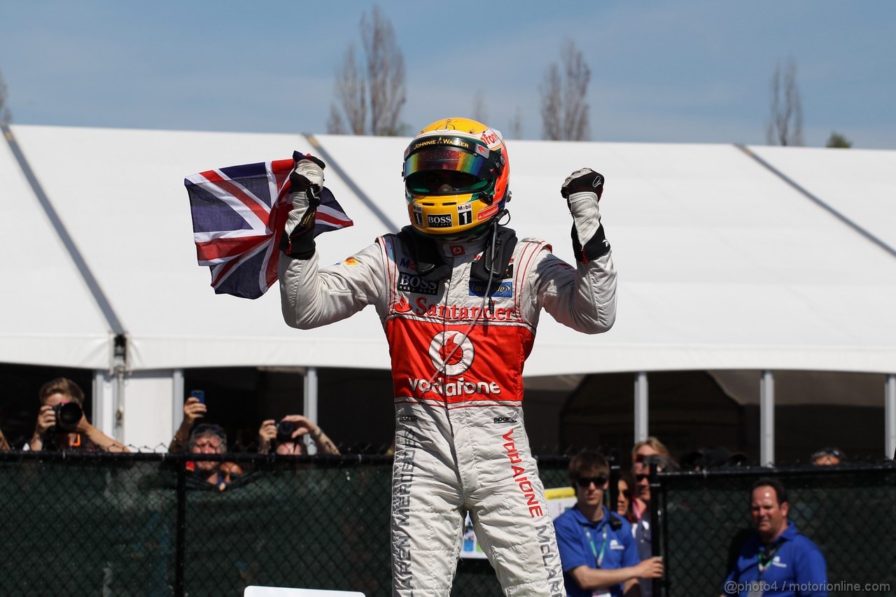 GP CANADA, 10.06.2012- Gara, Lewis Hamilton (GBR) McLaren Mercedes MP4-27 vincitore 