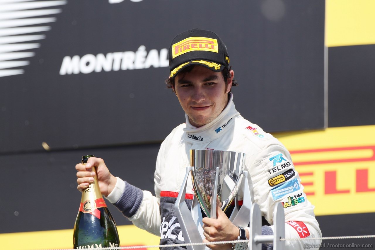 GP CANADA, 10.06.2012- Gara, terzo Sergio Pérez (MEX) Sauber F1 Team C31 