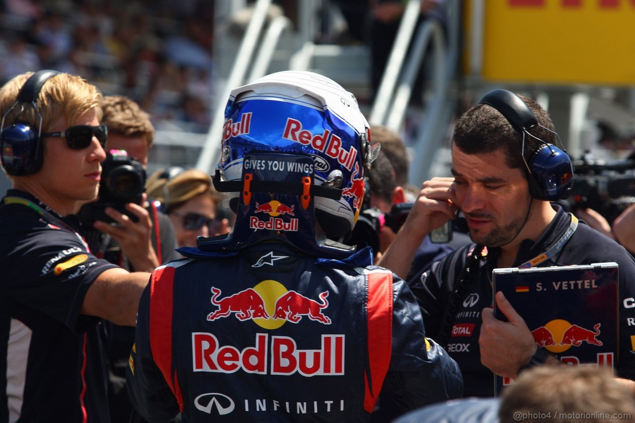 GP CANADA, 10.06.2012- Gara, Sebastian Vettel (GER) Red Bull Racing RB8 