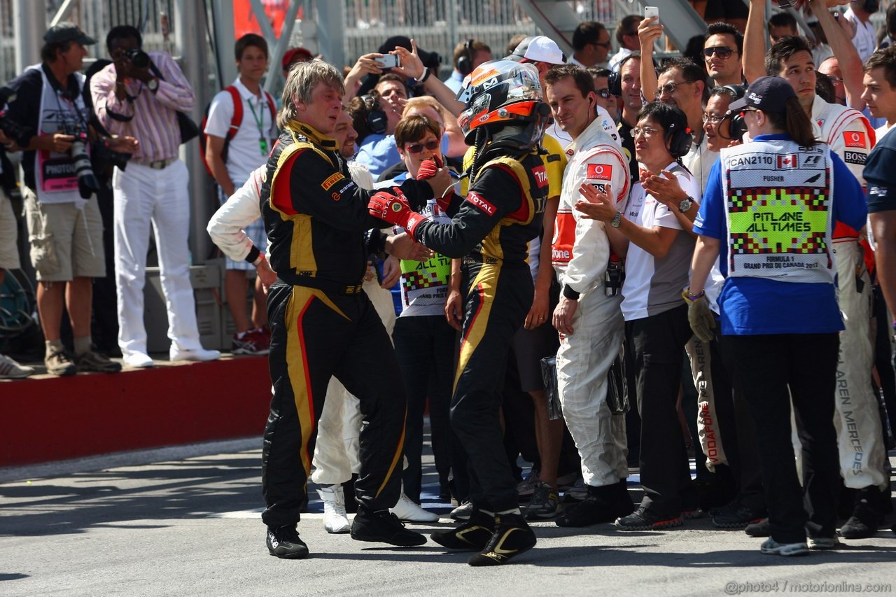 GP CANADA, 10.06.2012- Gara, secondo Romain Grosjean (FRA) Lotus F1 Team E20