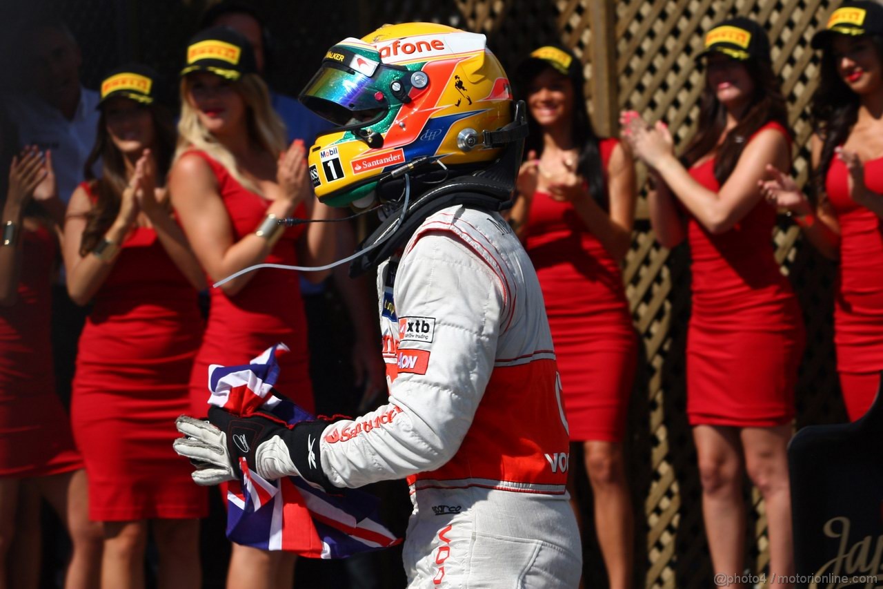 GP CANADA, 10.06.2012- Gara, Lewis Hamilton (GBR) McLaren Mercedes MP4-27 vincitore