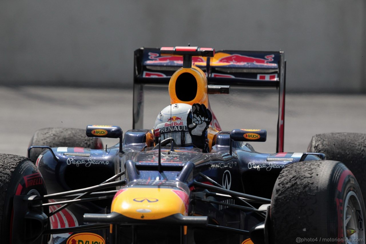 GP CANADA, 10.06.2012- Gara, Sebastian Vettel (GER) Red Bull Racing RB8 