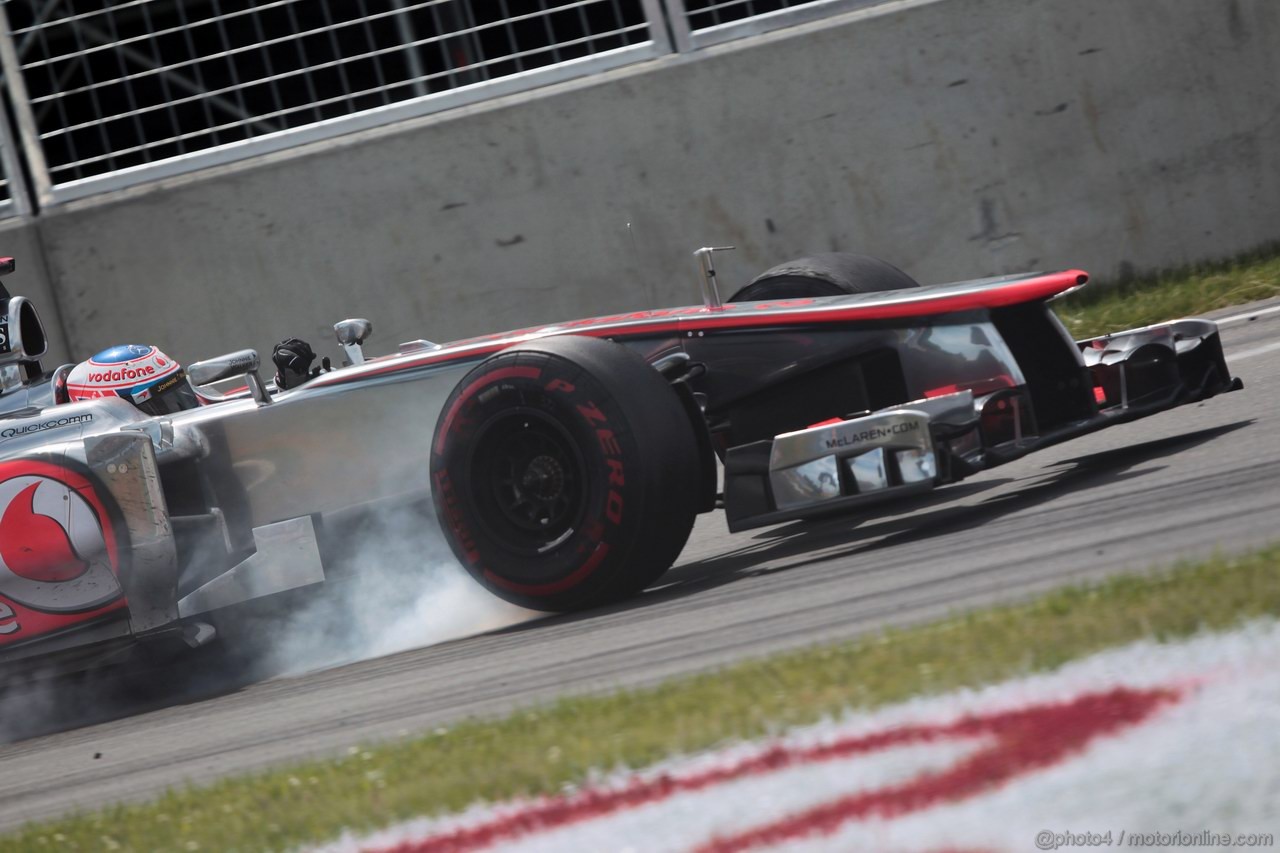 GP CANADA, 10.06.2012- Gara, Jenson Button (GBR) McLaren Mercedes MP4-27 