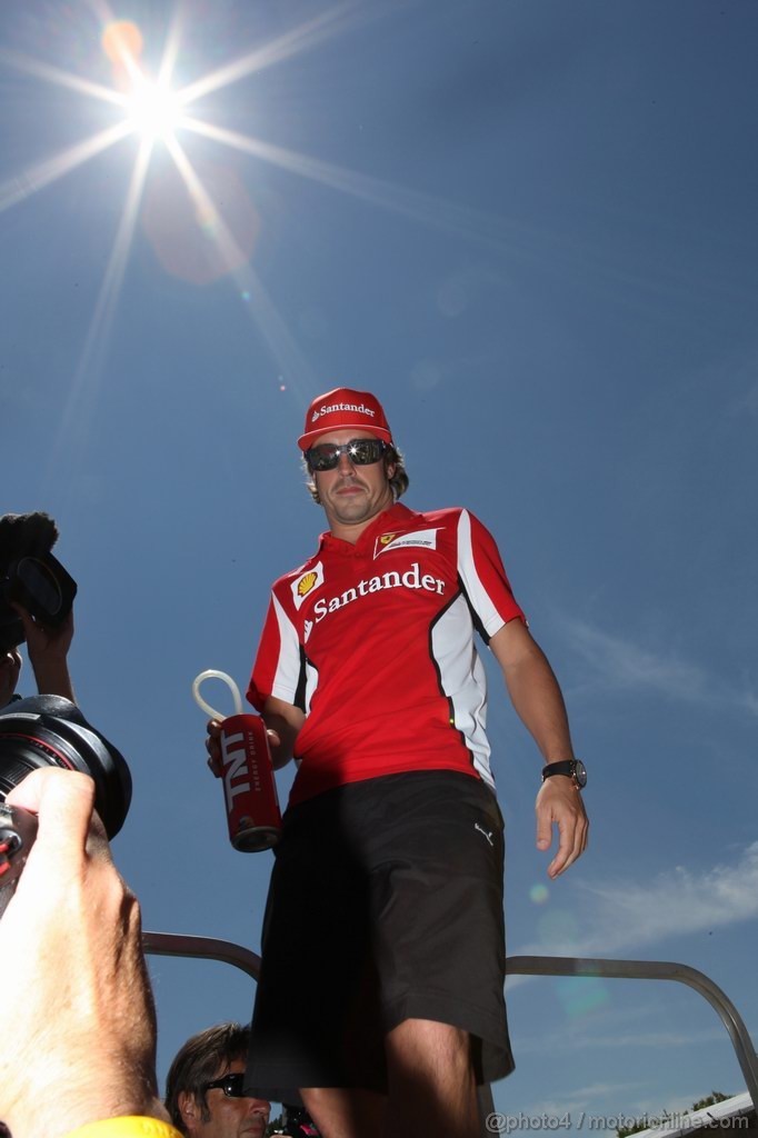 GP CANADA, 10.06.2012- Fernando Alonso (ESP) Ferrari F2012 