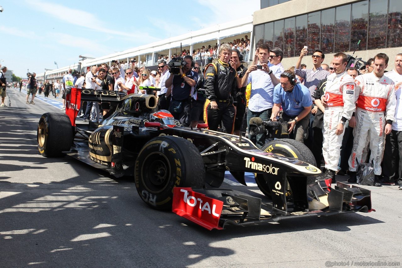 GP CANADA, 10.06.2012- Gara, secondo Romain Grosjean (FRA) Lotus F1 Team E20