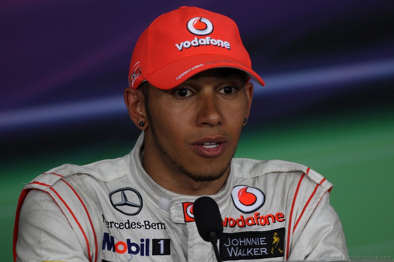 GP CANADA, 10.06.2012- Gara, Conferenza Stampa, Lewis Hamilton (GBR) McLaren Mercedes MP4-27 