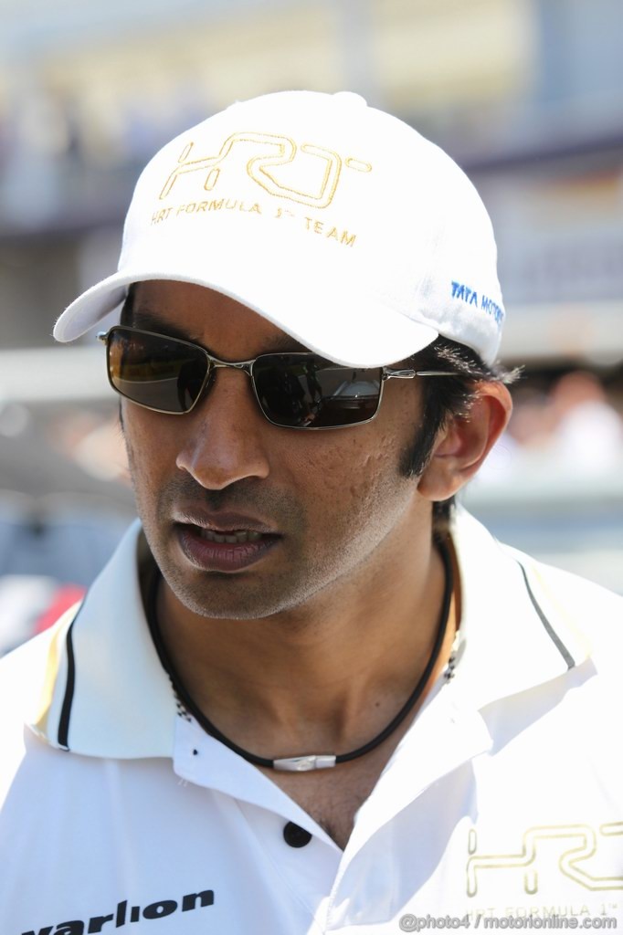 GP CANADA, 10.06.2012-Narain Karthikeyan (IND) HRT Formula 1 Team F112 