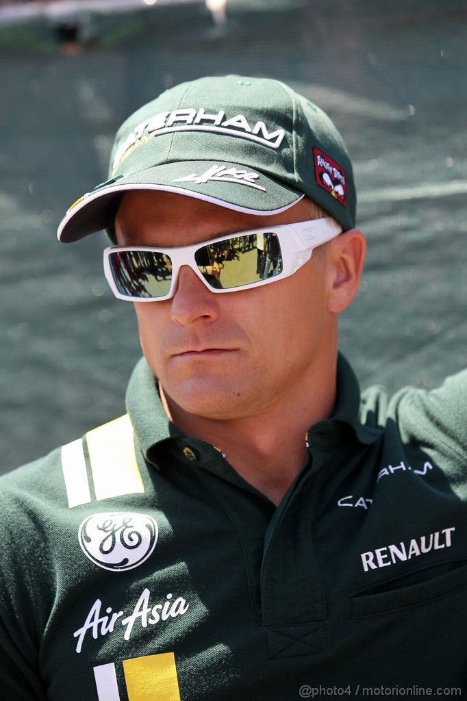 GP CANADA, 10.06.2012- Gara, Heikki Kovalainen (FIN) Caterham F1 Team CT01 