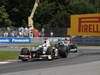 GP CANADA, 10.06.2012- Race, Kamui Kobayashi (JAP) Sauber F1 Team C31 ahead of Michael Schumacher (GER) Mercedes AMG F1 W03