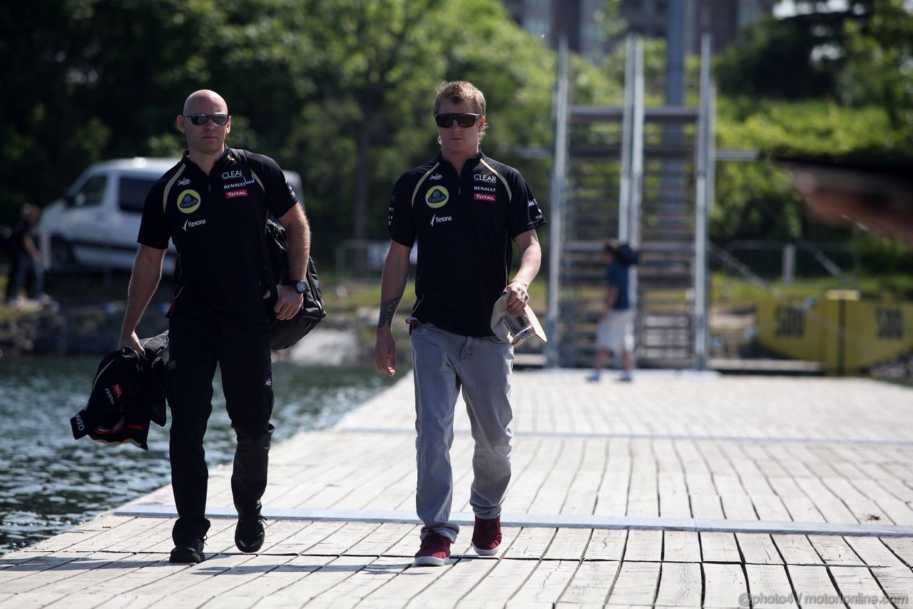GP CANADA, 07.06.2012- Kimi Raikkonen (FIN) Lotus F1 Team E20 