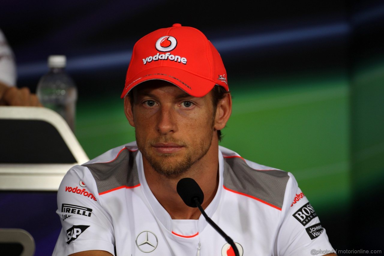 GP CANADA, 07.06.2012- Conferenza Stampa, Jenson Button (GBR) McLaren Mercedes MP4-27