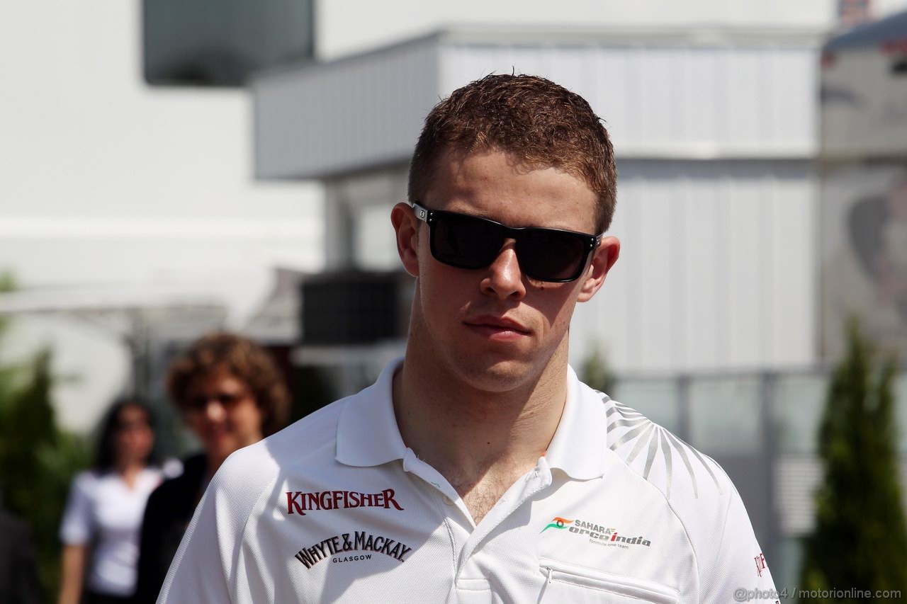 GP CANADA, 07.06.2012- Paul di Resta (GBR) Sahara Force India F1 Team VJM05 