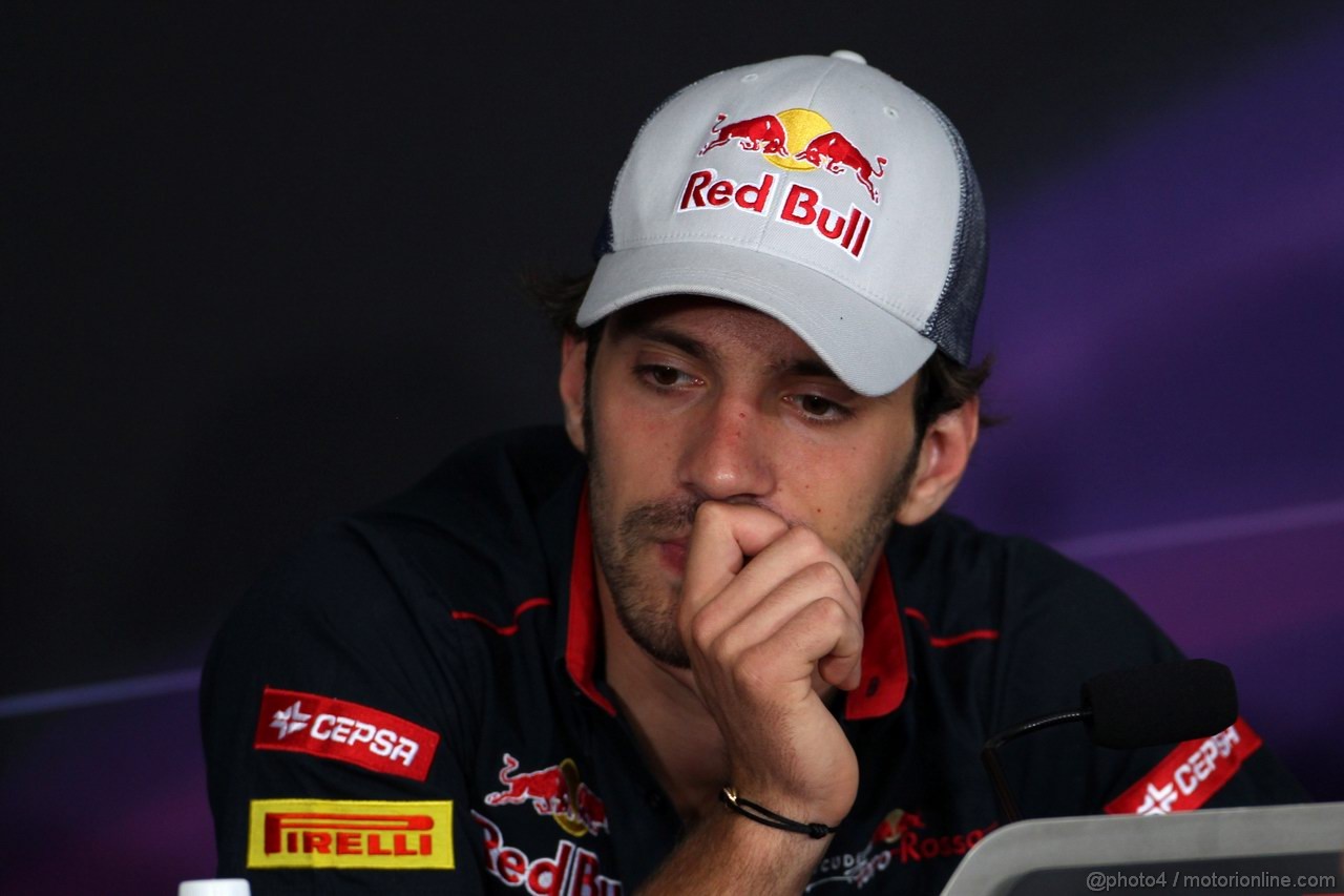 GP CANADA, 07.06.2012- Conferenza Stampa, Jean-Eric Vergne (FRA) Scuderia Toro Rosso STR7 