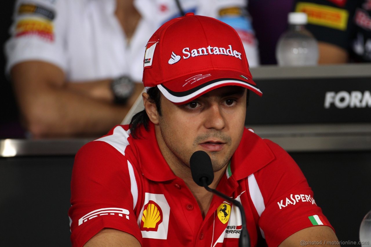 GP CANADA, 07.06.2012- Conferenza Stampa, Felipe Massa (BRA) Ferrari F2012