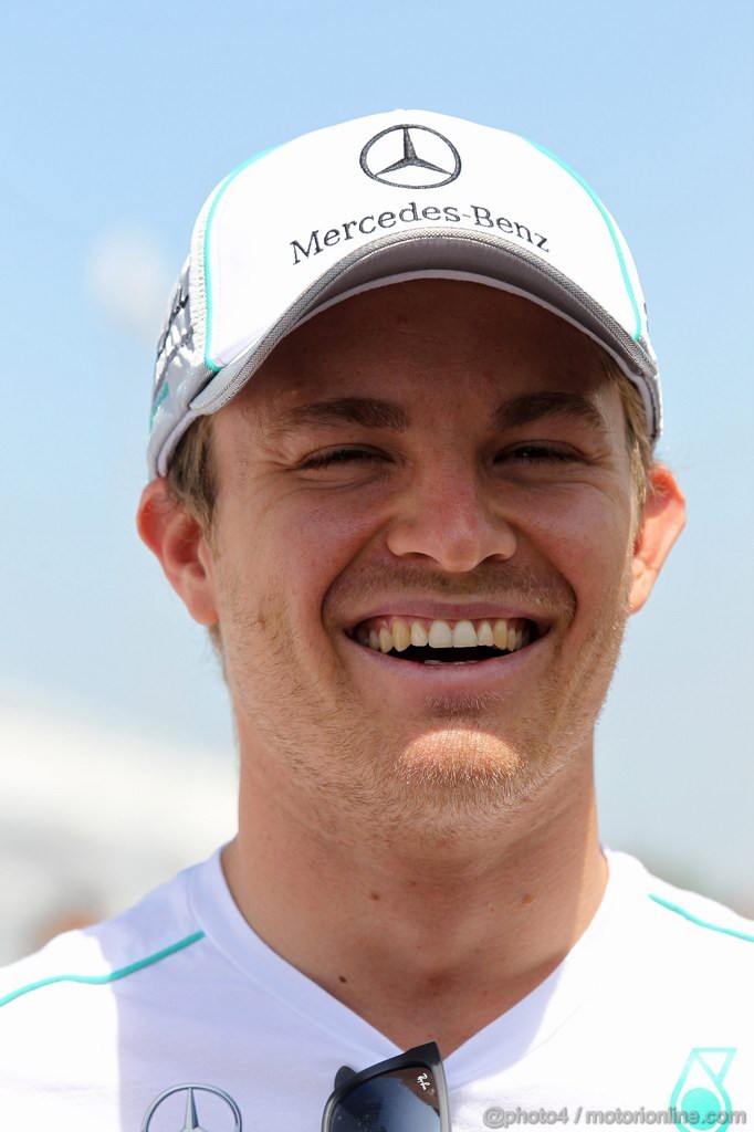GP CANADA, 07.06.2012- Nico Rosberg (GER) Mercedes AMG F1 W03 