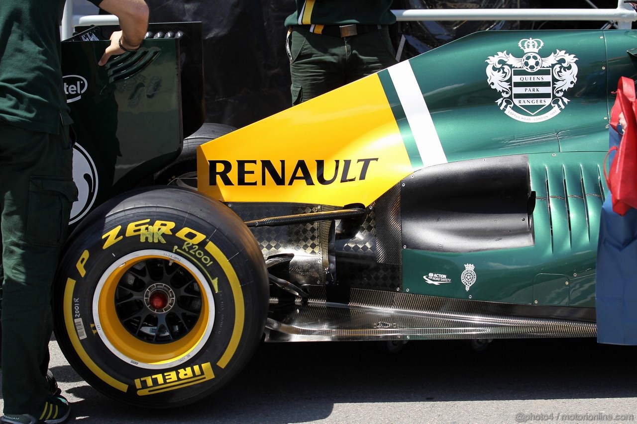 GP CANADA, 07.06.2012- Heikki Kovalainen (FIN) Caterham F1 Team CT01 