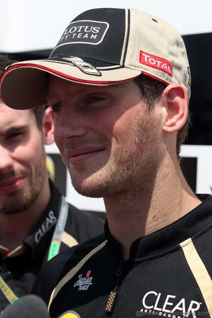 GP CANADA, 07.06.2012- Romain Grosjean (FRA) Lotus F1 Team E20 